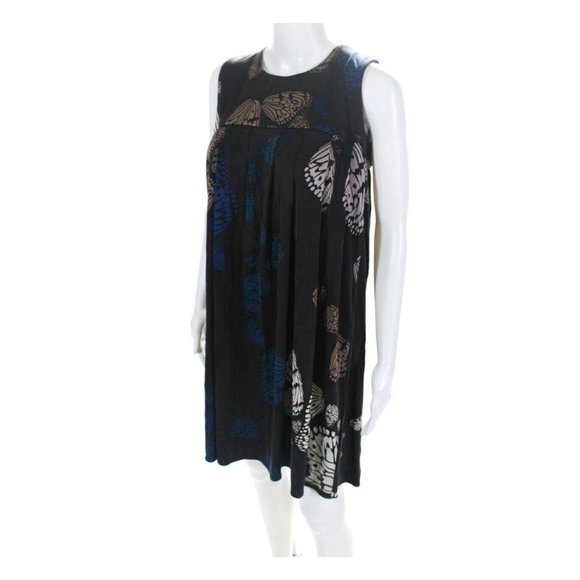 NWT Issa Silk trapeze dress butterfly pattern 6 - Picture 3 of 7